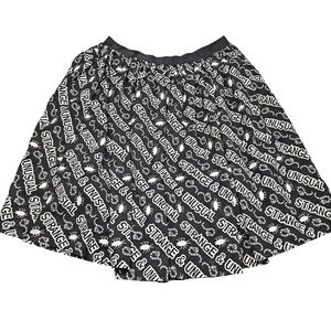 Goth Style Skirt Size 2X 18 Black Strange Unusual Snakes Insects Alt Statement